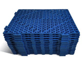 7 Pack Modular Interlocking Cushion Rubber Mat Floor Tile Mats Drain Pool Patio Balcony Yard Pet V1370-AZ4-06335