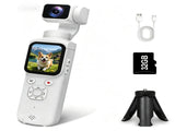 AT-M105 Pocket Gimbal Vlog Camera, 4K HD Handheld Video Camerawhite32GB V1300-ATM105-WHITE-32GB