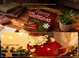 3 pack Santa-shaped Christmas stocking45cm high fabric gift bags, suitable for decorating fireplace V888-ELOSUNG56335-1