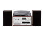 Audio Home Entertainment System Turntable, CDs, Vinyl, Wireless Streaming & More V196-CD114BR