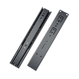10-Inch Cold Rolled Steel Drawer Slides, Full Extension Ball Bearing Slide Track Rail 25mm Wide V1192-AZ-W-3672