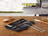 4-Piece Stainless Steel Barbeque Grilling Tool Set with Carry Bag,Grilling Accessories Bbq Tools V1192-AZ-W-31175