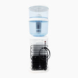 Luxurious White Benchtop Hot and Cold-Water Dispenser with Filter Bottle and LG Compressor V502-AIMEXSO1100HE20