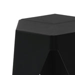 Artiss 2x Bar Stools Puzzle Plastic Foot Stool Black AI-PP-STOOL-T-BK