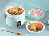 Mini Rice Cooker Efficient Heating Insulated Portable Multifunction Soup Porridge Stewpot for Home V1294-YM0706-3113230210513