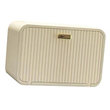 Tissue Box Cover Wall Mounted 2 in 1 Waterproof Tissue Holder Dispenser Box Cover for Bathroom Milky V1294-YM0706-3112230049612