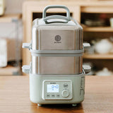 BUYDEEM Double Tier 10L Electric One Touch Digital Multifunctional Food Steamer V943-G56