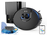 Smart LDS Navigation Robot Vacuum and Mop with Self-Emptying Dock 3500Pa Max Self-Charging V1222-V2L-SJ