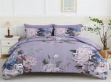 Lavender Mist Rosehaven Comforter Quilted Doona Set V745-AB011143AJ3