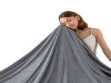 Dark Gray Blanket - 150x200cm Soft Warm Throw for Beds, Sofas & Living Spaces V1192-D42