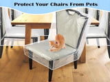 Plastic Chair Covers,Tutuviw 2Pcs Clear Dining Room Chairs Cover,Waterproof Stool Protectors from V1189-WXFWAL-20260319-00504