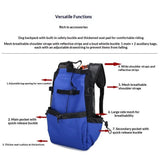 Red - Ideal for Dogs with Length - Durable, Breathable Backpack-Style Carrier - Perfect for V1192-AZ-W-8150