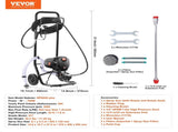 Stand Airless Paint Sprayer, 750W 3000PSI High Efficiency Electric Airless Sprayer With Cart, Fine V952-ZSSGYWQPTJLS5NCXMV3