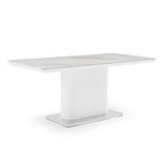 Dining Table Ceramic Table Top MDF Stainless Steel feet V43-DT-ASPN