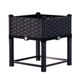 Raised Garden Bed Planter Box 40 x 40 x 23 cm, PP Growing Container for Herbs and Vegetables V1188-MS-617-041