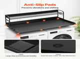 Washer Dryer Countertop with Shelf 54"x27" Wooden Washer Dryer Cover Black V952-XYTM54INCHHSDRLVGV0