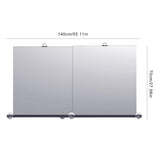 Sun Shade for Car Windshield - Automatic Roller Shades for Front Car Interior Curtains Against Sun V1370-AZ4-00108