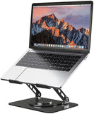 Adjustable Laptop Stand or Desk, Dual oldable Computer Riser with Heat-Vent, Ergonomic Sit to V1259-DP01-F-574