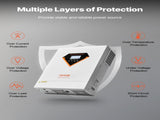 Hybrid Solar Inverter, 6000W, All in One Pure Sine Wave Power Inverter Charger, 220V AC, with V952-LWGPNKYTJ23038TOPV7