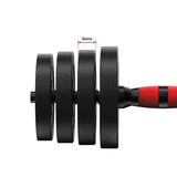 20kg Adjustable Rubber Dumbbell Set Barbell Home GYM Exercise Weights V63-834261