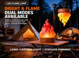 Bring the cozy, flickering charm of a realistic flame to any space with this portable LED flame V1341-ZY-DSX567RE-RED-3PCS