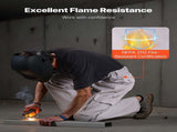FR Pants for Men, 100% Cotton, Flame-Resistant Cargo Pants with Multi-Pockets and Elastic Waist, V952-HJZRKZCMHSMM3TPT8001V0