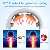 Wireless Neck Massager with Heat & 10 Modes Electric Pulse Pain Relief for Australian Office V1107-WIRELESS NECK MASSAGER WITH HEAT