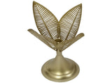 Aura Leaves Taper Candleholder 15x40cm V637-78720CDL
