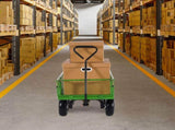 900 Lbs Steel Garden Cart on Wheels, Heavy Duty Pullable Garden Wagon Yard Cart, Outdoor Metal V952-ZXHYTCLS900BG0TN3V0