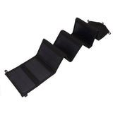 Solar Panel Folding Bag Dual USB Output Portable Foldable Solar Charger for Outdoor Camping Travel V1294-YM0703-3114230003611