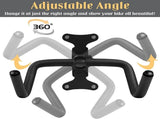 Bike rack Wall-mounted bike rack Stainless steel, can support 30 kg Adjustable handlebar angle V1188-MS-313-0679
