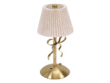Fabric Bow Lamp Cordless Modern LED Bowknot Table Cute Nightlight Rechargeable for Bedroom V1294-YM0901-3119260000711