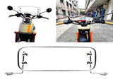 Universal Motorcycles Windshield Extension Motorcycles Windshield Airflows Windscreen Wind Deflector V1369-AZ3-W-13788