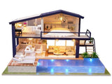 Wooden Miniature Assembling Decorative Ornament House for Kid Child V1294-YM0901-JY14539-01