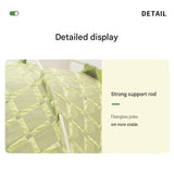 Grey 48x42x40cm Summer Pet Cooling Tent Bed - Semi Enclosed Cat Dog House with Waterproof Oxford V888-ELOSUNG56061-2