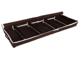 Waterproof Shoes Storage Box with Zipper PVC Cover Shoe Organizer Boxes Adjustable DividersL V1294-YM0901-3117200150411