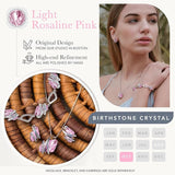 Wish Stone Pendant Necklace, Necklaces for with Birthstone Crystals, Allergy-Free Jewelry for V1164-325808