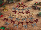 Christmas Mini Plaid Bows Bows Buffalo Plaid Bows Gingham Ribbon Bows Ornament for V1370-AZ4-09931
