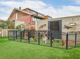 XL Metal Dog Playpen Indoor Fence with Waterproof Pad V178-66970