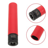 21mm Extended Lug Nut Socket with Nylon Protector for Deep Wheel Hub Removal and Installation V1369-AZ3-W-14274