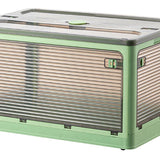 Clothes Storage Box Clear Transparent 4 Way Opening Bottom Pulley Design Plastic PET Storage V1294-YM0716-3117220139414
