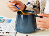 24 oz Large Ceramic Coffee Mug with Large Handle, Extra Large Tea and Coffee Cup for Office, Home, V1189-LC-RY-00406