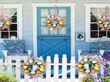 6 Pcs Easter Egg Candle Rings Wreaths Mini Artificial Spring Easter Egg Berry Wreath for Front Door V1258-DP02-WO-1097