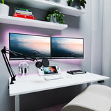 AMZ Electric Height Adjustable Standing Desk 120x60cm Sit Stand Desk Top for Home Office V255-AMZ-120-DM-WHITE
