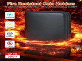 Coin Collection Album for Collectors with Lock, 360 Pockets Fireproof Coin Holder Book & 36 Paper V1192-AZ-W-5537