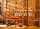 4 Pcs Acrylic Champagne Wall Holder Clear Wine Glass Rack Wall Mounted Hanging Champagne Flute V1258-DP02-C-2276