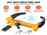Wheel Lock, 2 Packs Universal Wheel Clamp Lock, Adjustable Anti Theft Trailer Lock Wheel Clamp, V952-JQSLTS2J0000HVGE2V0