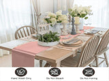 Rose Gold Table Runner 12x108 Inch 10 Pack Satin Table Runners, Smooth Table Runner for Party V1366-AZ2-W-15857