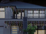 960 LEDs Snowing Icicle Lights available in 4 Colors - Warm White V720-XB0137WW