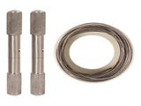 Camping Removal Hand Saw Dehorn Cutting Wire Saw Dehorning Saw Handles/Wire for Fishing Travel V1366-AZ2-W-08589